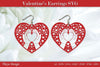 Valentine Earrings SVG Bundle