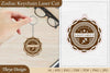 Zodiac Keychain SVG Bundle