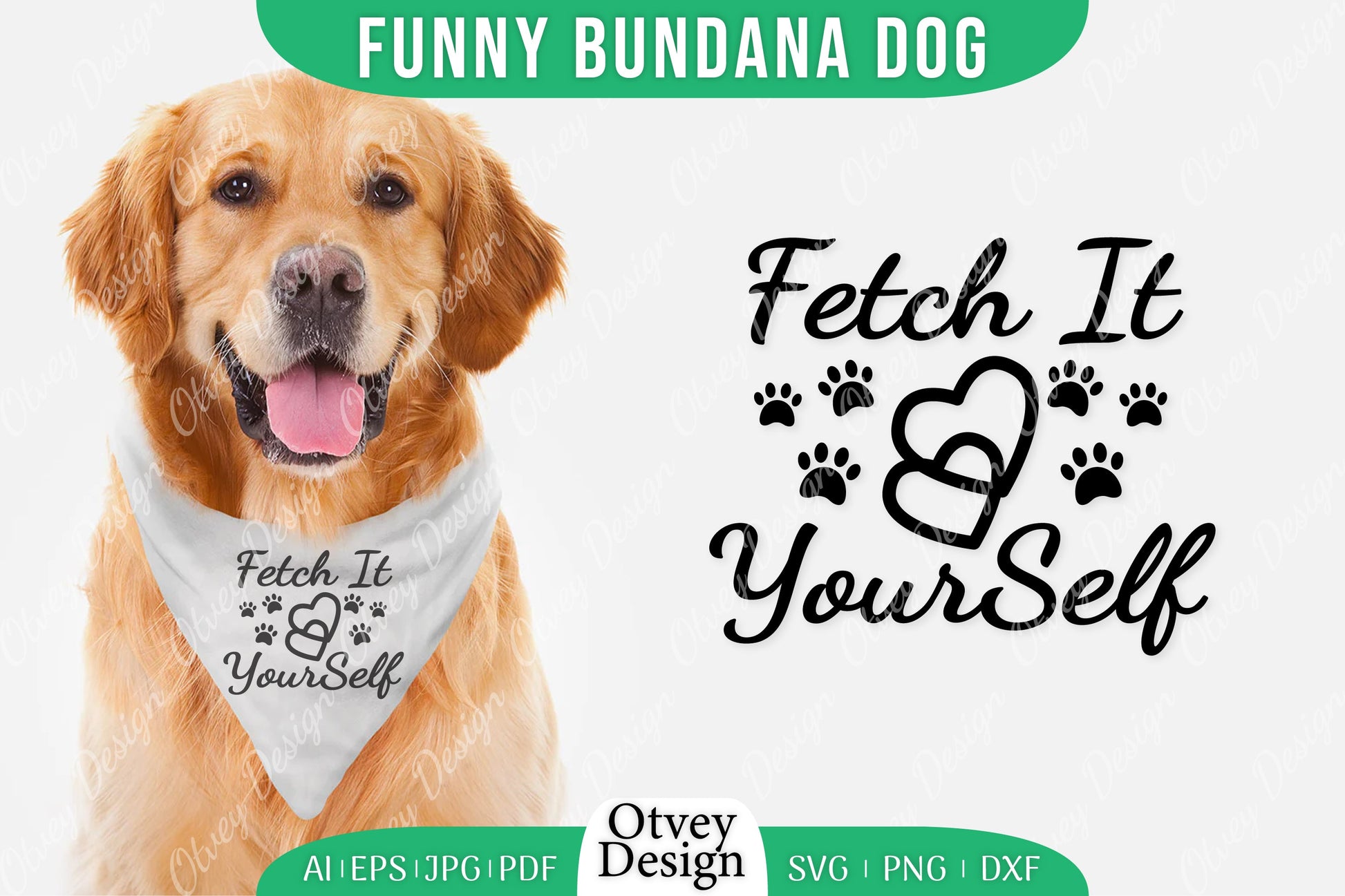 Funny Dog Bandana SVG Bundle 20 - CraftNest - Digital Crafting and Art