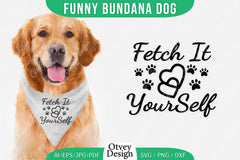 Funny Dog Bandana SVG Bundle 20 - CraftNest - Digital Crafting and Art