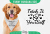 Funny Dog Bandana SVG Bundle