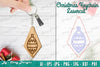 Christmas Keychain Lasercut SVG Bundle