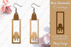 Sea Animals Earrings Laser Cut SVG Bundle