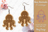 Sea Animals Earrings Laser Cut SVG Bundle