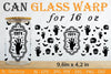 Halloween Can Glass Wrap SVG Bundle
