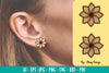 Flower Earring Laser Cut SVG Bundle