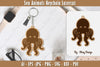 Keychain Sea Animals Laser Cut SVG Bundle