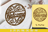 Poppy Flower Welcome Sign SVG Bundle