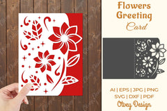 Flowers Card Cover Paper Cut SVG Bundle 10 - CraftNest - Digital Crafting and Art