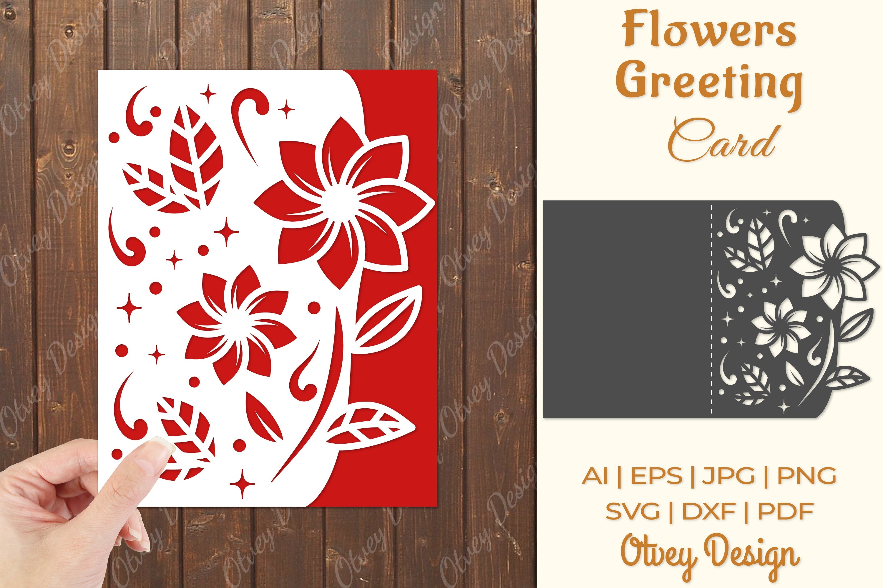 Flowers Card Cover Paper Cut SVG Bundle 10 - CraftNest - Digital Crafting and Art