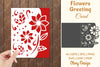Flowers Card Cover Paper Cut SVG Bundle