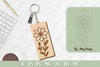 Flower Keychain Laser Cut SVG Bundle