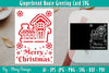 Gingerbread House Greeting Card SVG Bundle