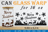 Christmas Santa Sleigh Can Glass 16 OZ SVG Bundle