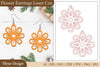 Earrings Lasercut Flower SVG Bundle