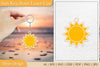 Sun Keychain SVG Bundle