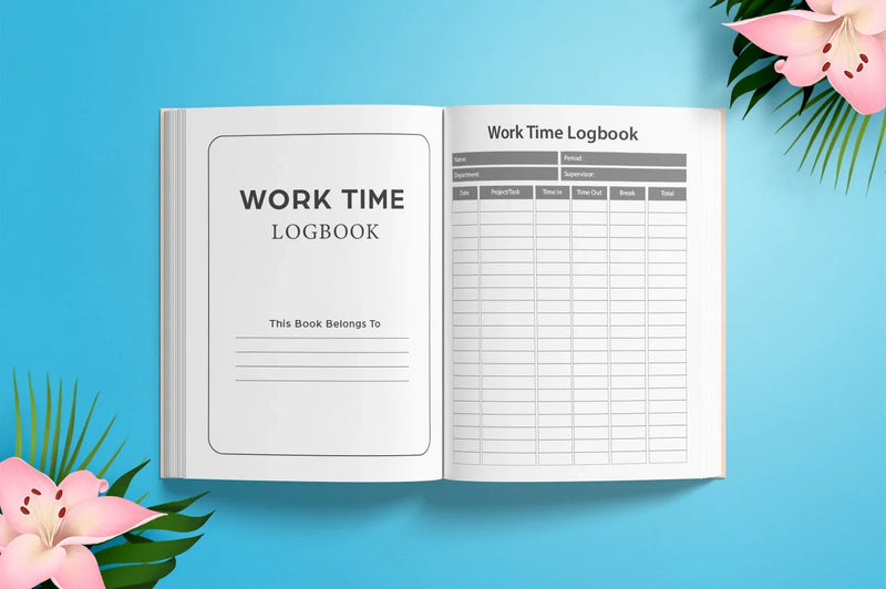Work Time Tracker Planner  Bundle - CraftNest - Digital Crafting and Art