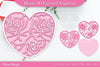 Heart D Layered Papercut SVG Bundle
