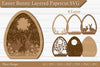 Easter Bunny Layered Papercut SVG Bundle