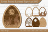 Easter Bunny Layered Papercut SVG Bundle