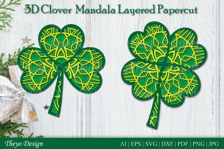 Clover Mandala SVG Bundle