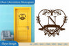 Door Decoration Monogram SVG