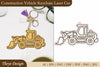 Construction Vehicle Keychain Laser Cut SVG Bundle