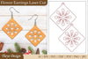 Lasercut Flower Earrings SVG Bundle