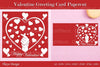 Valentine Greeting Card SVG Cut File