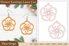 Lasercut Flower Earrings SVG Bundle