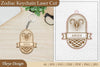 Zodiac Keychain SVG Bundle