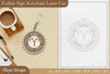 Zodiac Keychain SVG Bundle