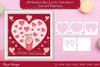 Shadow Box Happy Valentine Layered Papercut SVG
