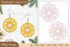 Mandala Lasercut Earrings SVG Bundle