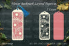 Flower Bookmarks Layered Papercut SVG Bundle