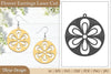Lasercut Flower Earrings SVG Bundle