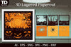 Shadow Helloween Layered Papercut SVG