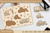 Construction Vehicle Puzzle SVG