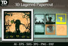 Shadow Helloween Layered Papercut SVG