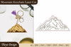 Mountain Key Chain SVG Bundle