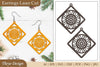 Mandala Lasercut Earrings SVG Bundle