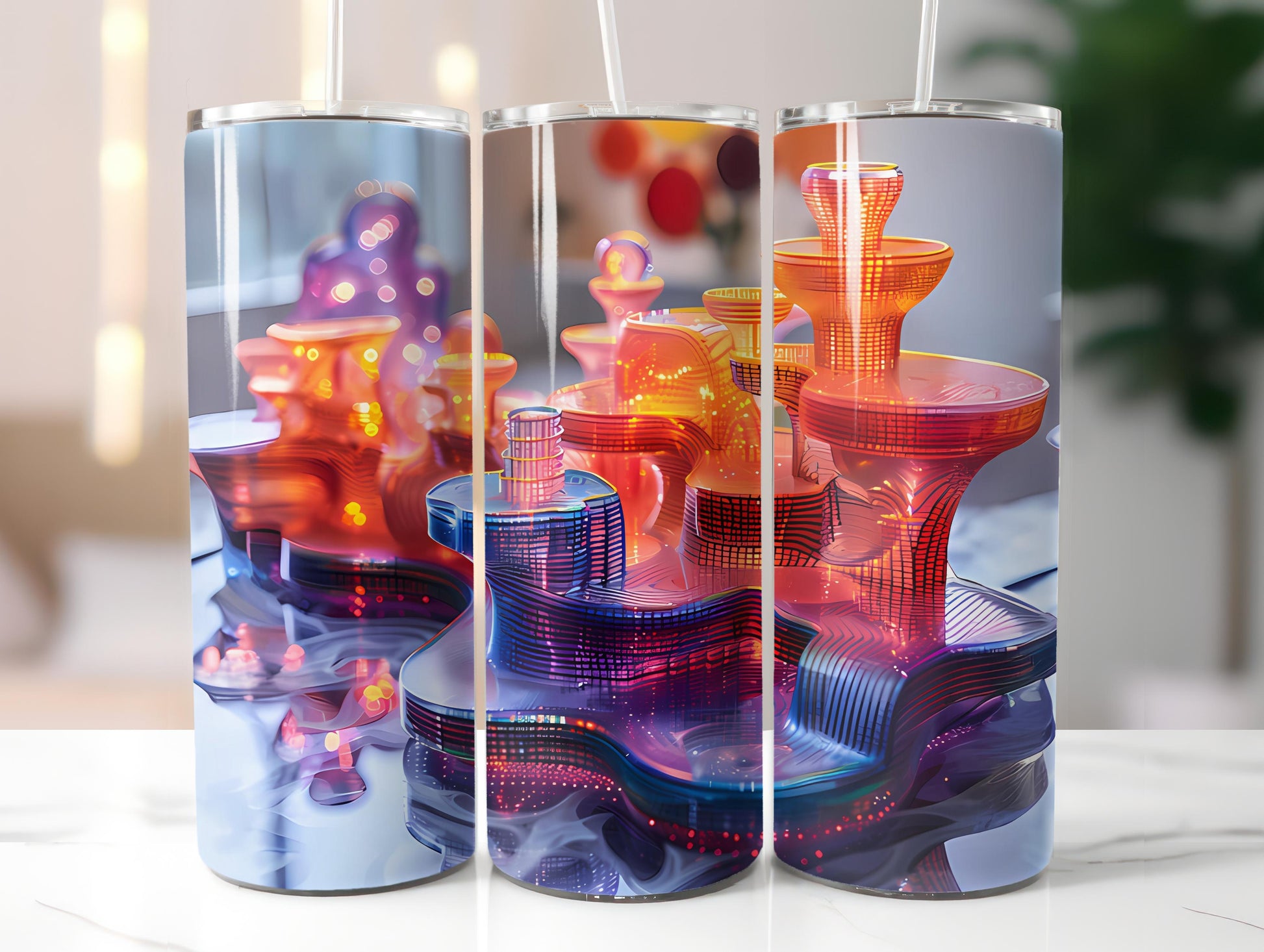Architecture 6 Tumbler Wrap - CraftNest - Digital Crafting and Art