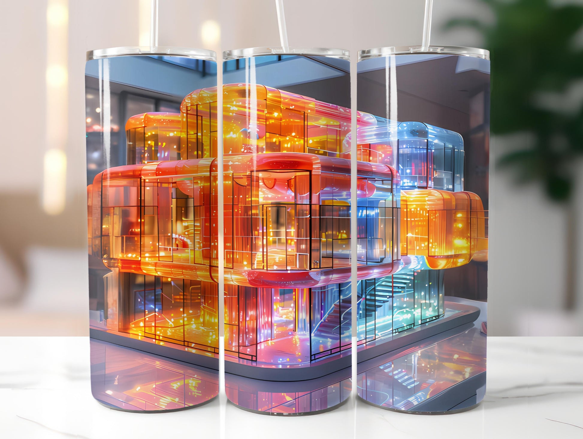 Architecture 1 Tumbler Wrap - CraftNest - Digital Crafting and Art