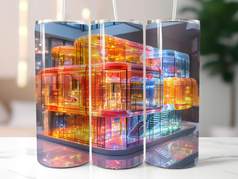 Architecture 1 Tumbler Wrap - CraftNest - Digital Crafting and Art