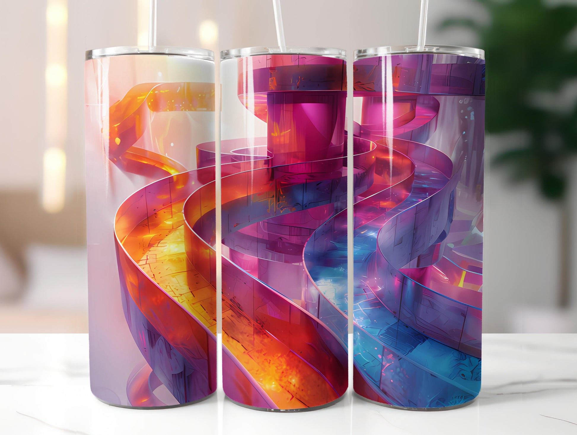 Architecture 7 Tumbler Wrap - CraftNest - Digital Crafting and Art