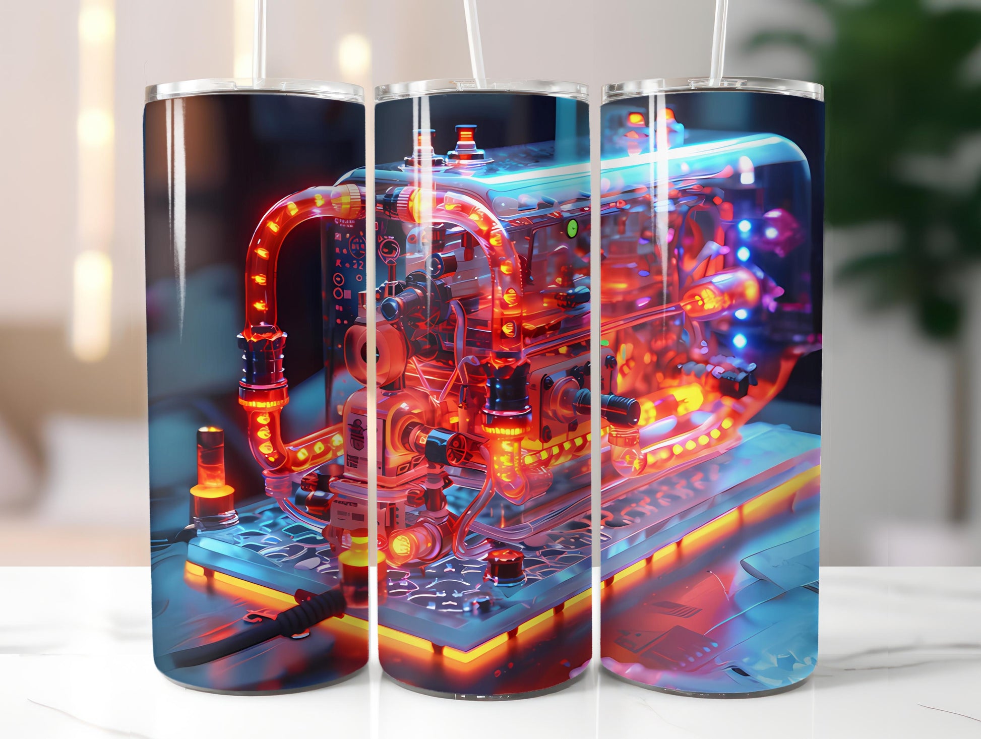 Architecture 5 Tumbler Wrap - CraftNest - Digital Crafting and Art
