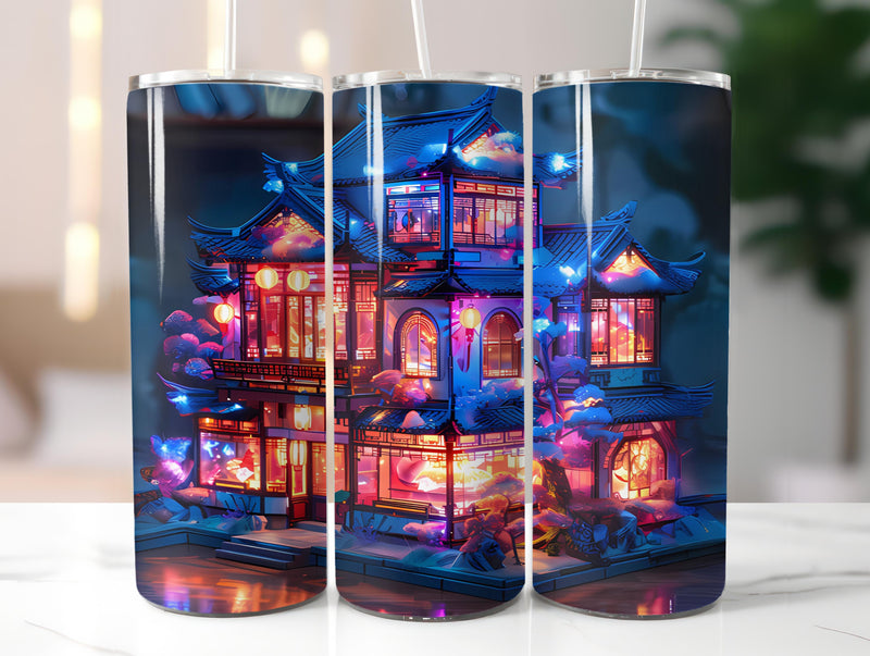 Architecture 1 Tumbler Wrap - CraftNest - Digital Crafting and Art