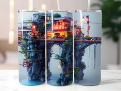 Architecture 3 Tumbler Wrap - CraftNest - Digital Crafting and Art