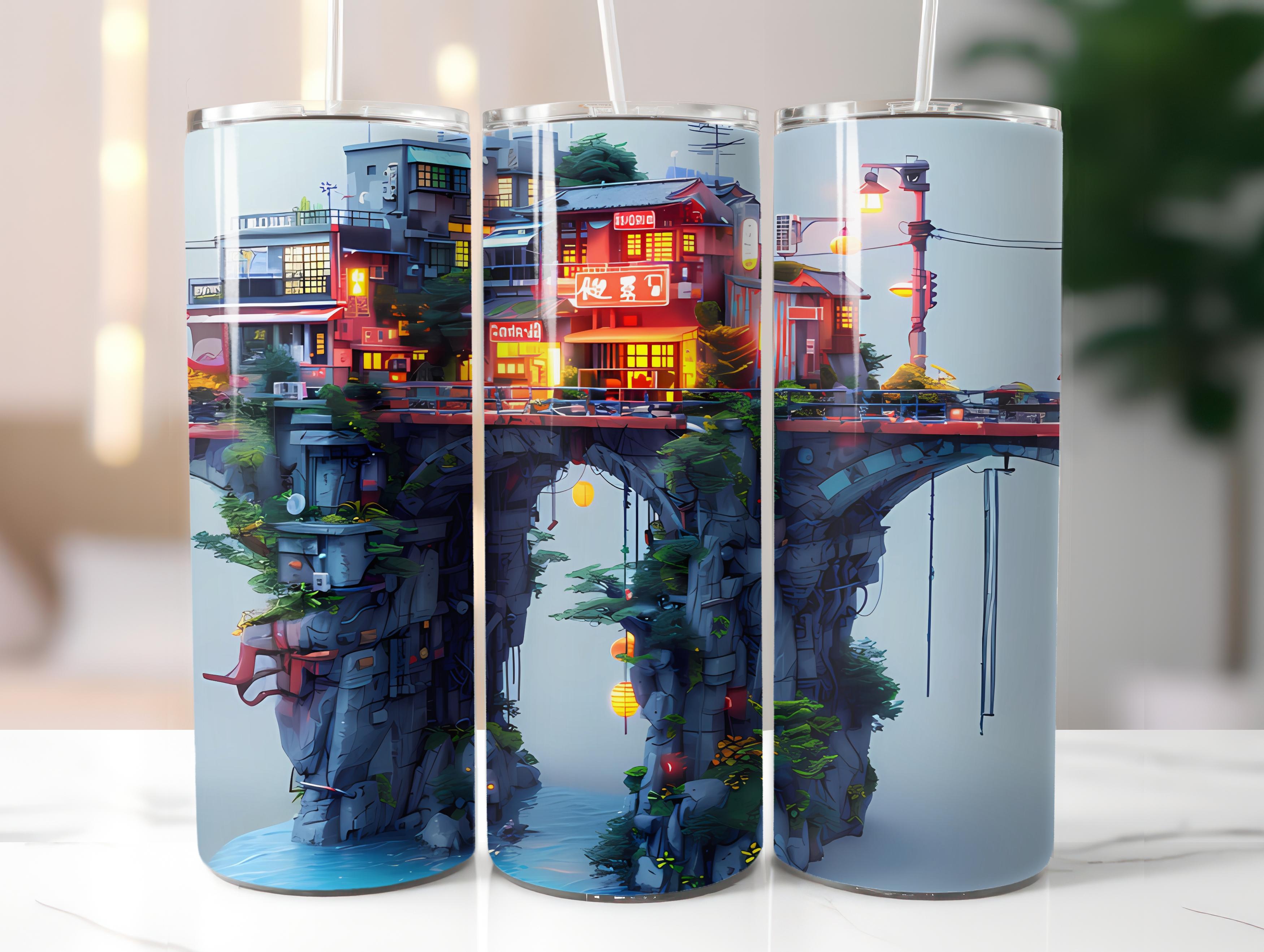 Architecture 3 Tumbler Wrap - CraftNest - Digital Crafting and Art