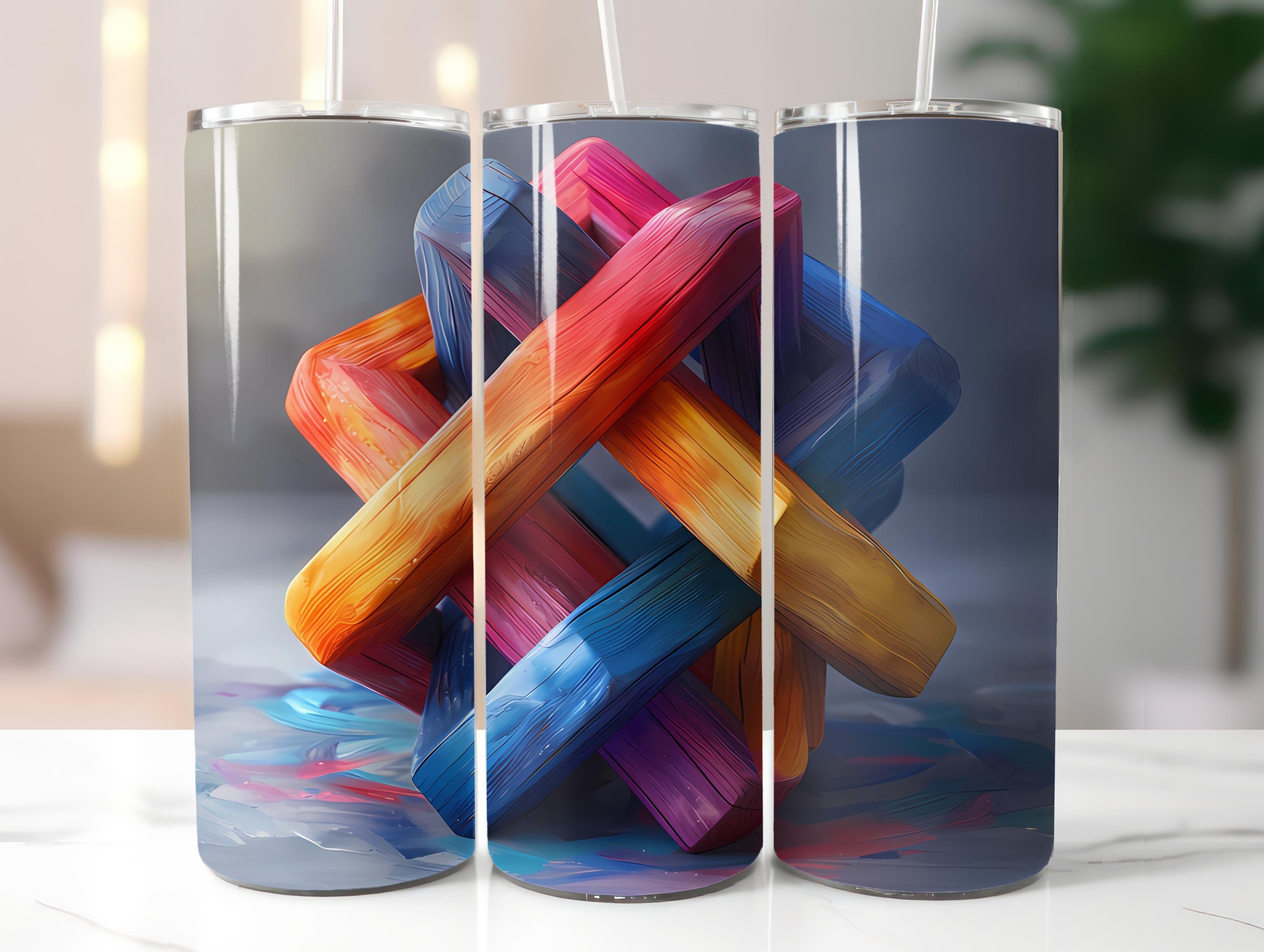 Architecture 5 Tumbler Wrap - CraftNest - Digital Crafting and Art